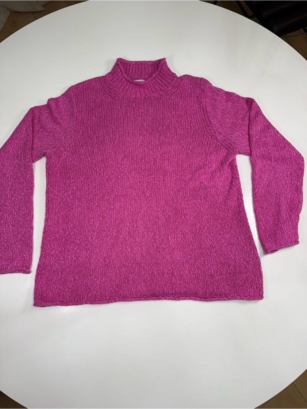 J. Crew Magenta  Sweater - Picture 2 of 7